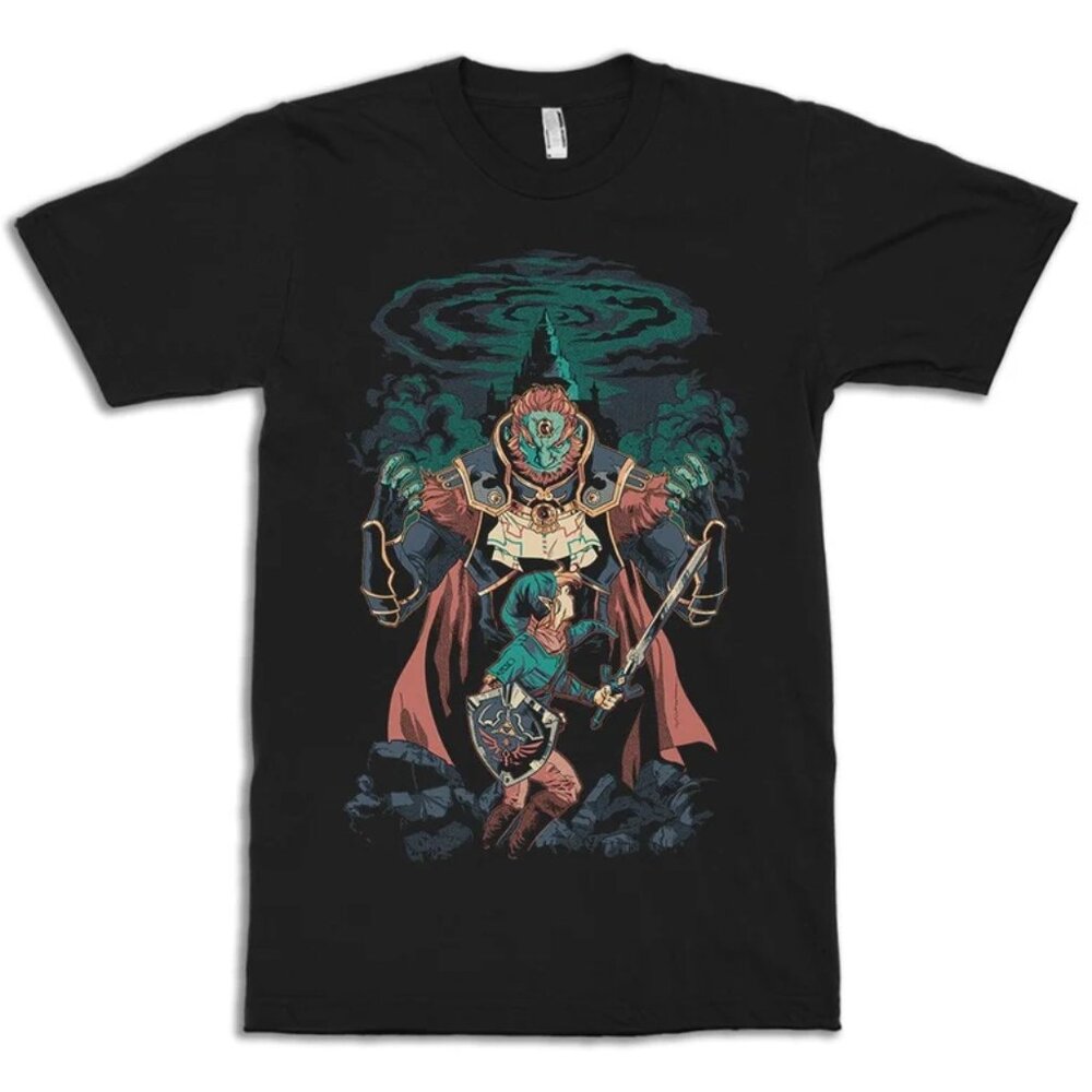 The Legend of Zelda Link vs Ganondorf T-Shirt / 100% Cotton Tee / Men's Women's